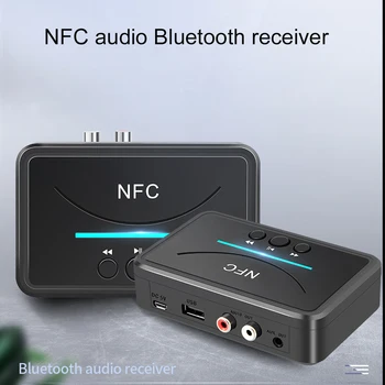 kebidu NFC 5,0 Bluetooth Приемник A2DP AUX 3,5 мм Разъем RCA USB Интеллектуальное Воспроизведение Стерео Аудио Беспроводной Адаптер Для автомобильного Комплекта Динамик 1