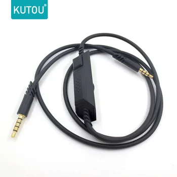 Высококачественный удлинительный вспомогательный аудиокабель с разъемом 3,5 мм KUTOU для наушников Logitech Astro A10 A40 A30 1