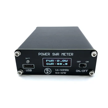Измеритель мощности КСВ 0,5-12 Вт 1,6-50 МГц, коротковолновый измеритель PWR КСВ для радиоприемника QRP USDX MCHF SDR 1