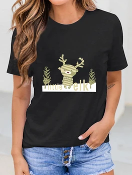 Модная Кавайная Женская футболка с коротким рукавом и принтом снежинки, Летние футболки в стиле Харадзюку для девочек, Забавные футболки с графическим рисунком, Топы 2