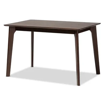 Обеденный стол Seneca и современный темно-коричневый с отделкой из дерева, приставной столик для спальни, чайный столик, Маленький приставной столик Mesas S 2