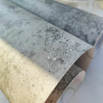 ПВХ обои Винтажная Промышленная Цементная контактная бумага, Толстые самоклеящиеся водонепроницаемые наклейки для стен гостиной, съемные 1