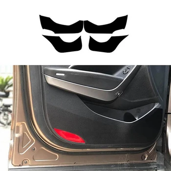 Стайлинг автомобиля, Внутренняя Наклейка На Боковую дверь, Противоударные Защитные наклейки из углеродного волокна Flim для Hyundai Santa Fe 2013-2018 Ix45 1